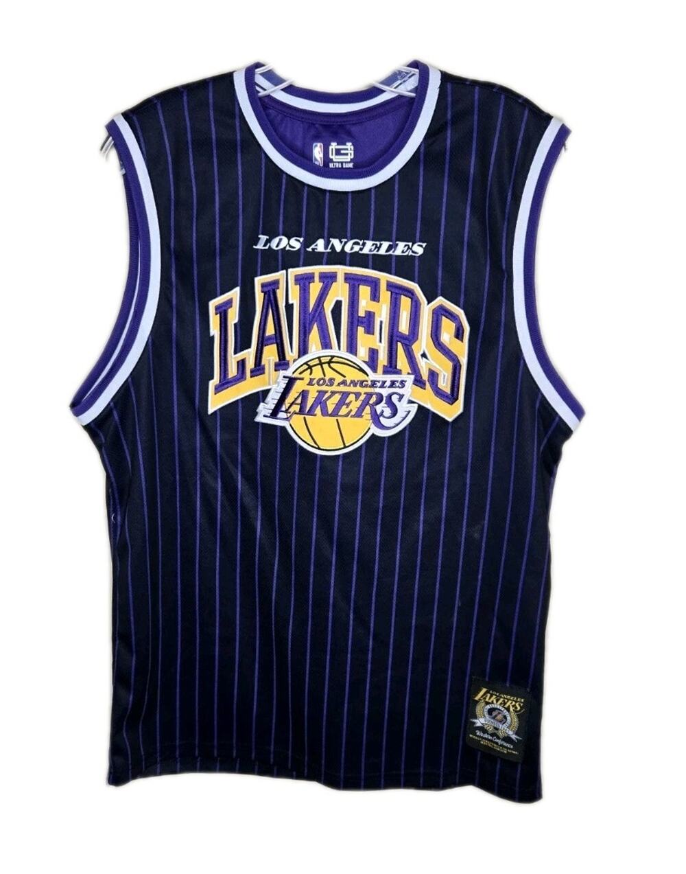 Men’s Los Angeles Lakers Ultra Game Men’s Tank Top Size Medium Embroidered